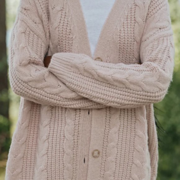 Jenni Kayne Cable Cocoon Cardigan - Picture 6 of 8